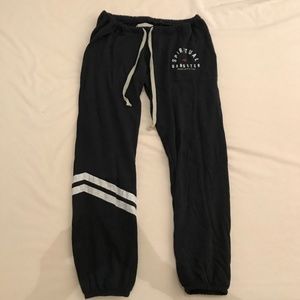 EUC Spiritual Gangster Logo Stripe Sweatpants XS